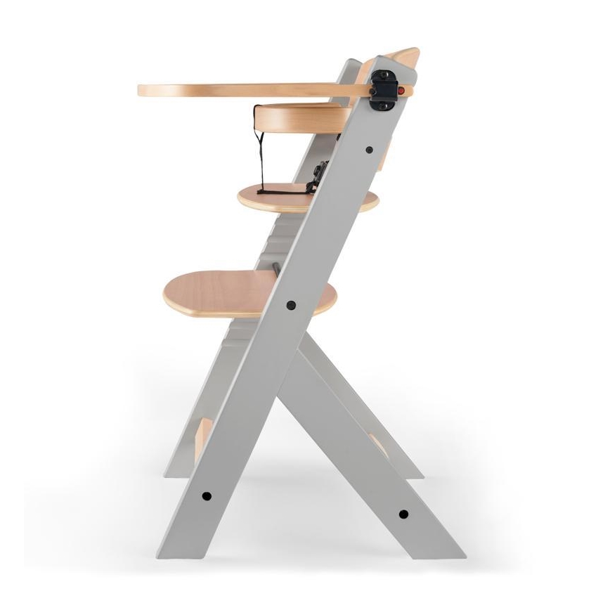 KINDERKRAFT - Детский стульчик для кормления ENOCK серый