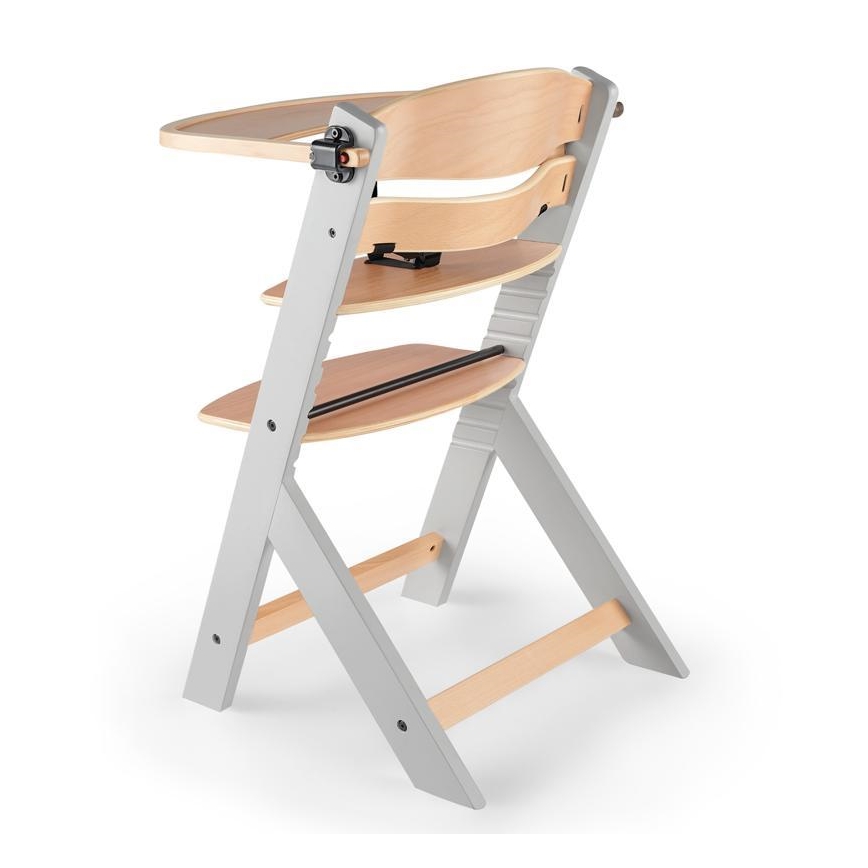 KINDERKRAFT - Детский стульчик для кормления ENOCK серый
