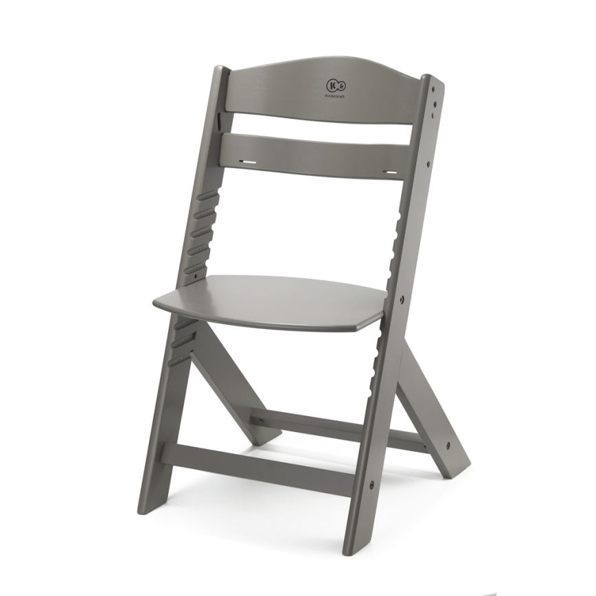KINDERKRAFT - Детский стульчик для кормления ENOCK серый