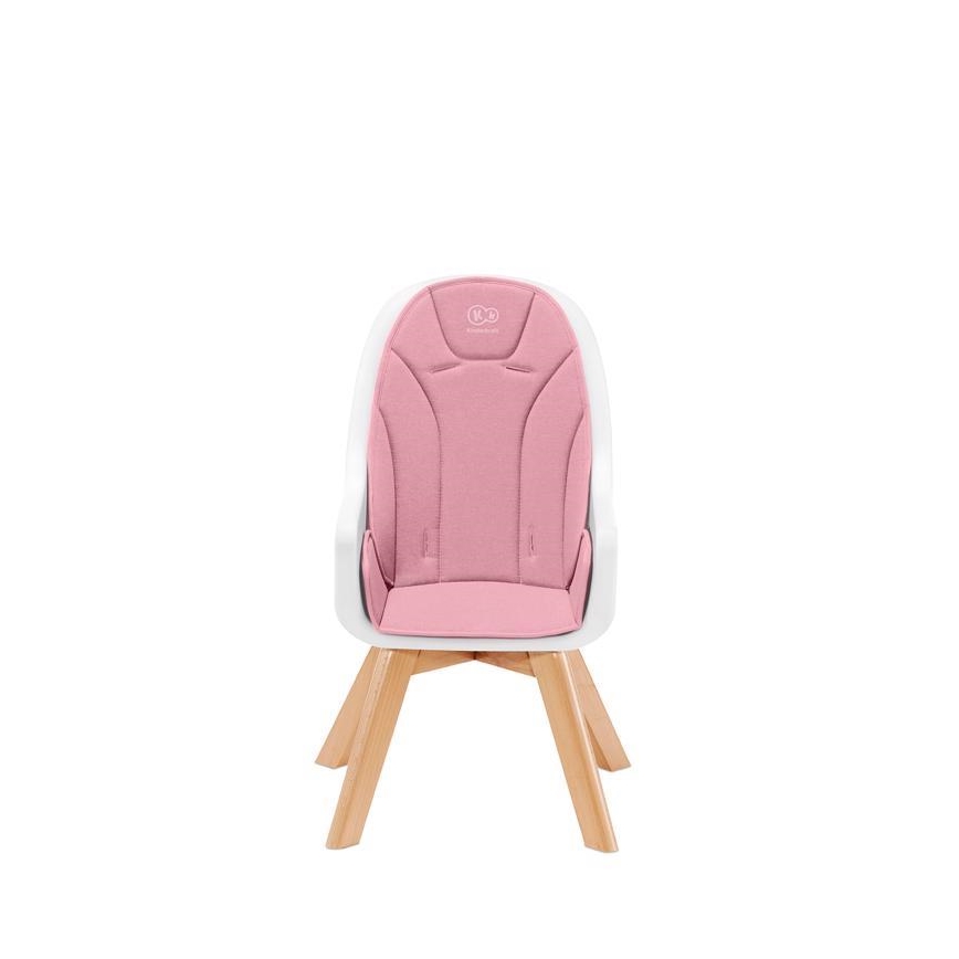 KINDERKRAFT - Детский стульчик для кормления 2в1 TIXI розовый