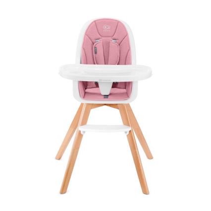 KINDERKRAFT - Детский стульчик для кормления 2в1 TIXI розовый