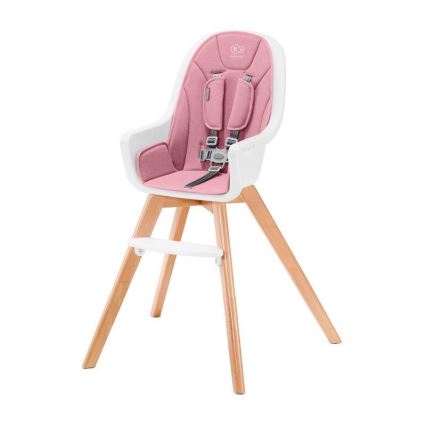 KINDERKRAFT - Детский стульчик для кормления 2в1 TIXI розовый
