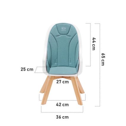 KINDERKRAFT - Детский стульчик для кормления 2в1 TIXI розовый