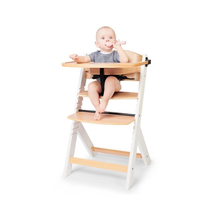 KINDERKRAFT - Детский стульчик для кормления ENOCK белый