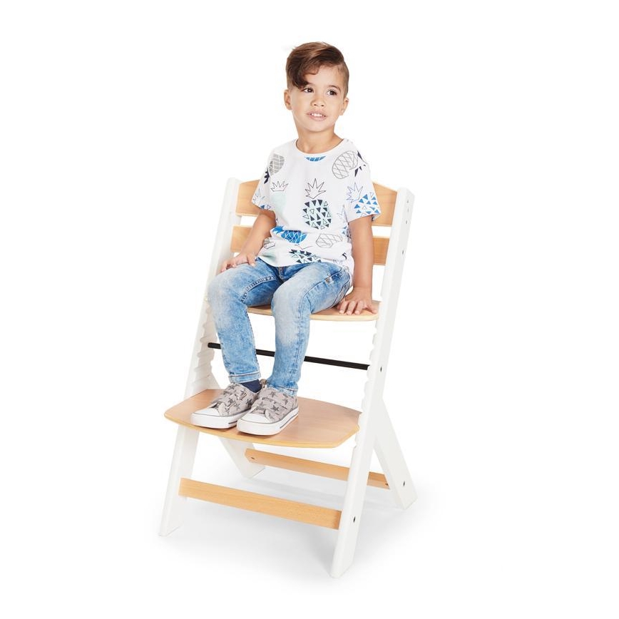 KINDERKRAFT - Детский стульчик для кормления ENOCK белый