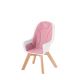 KINDERKRAFT - Детский стульчик для кормления 2в1 TIXI розовый