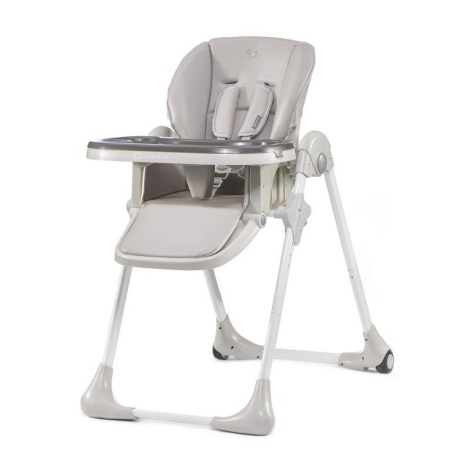 KINDERKRAFT - Детский стульчик для кормления YUMMY серый