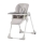 KINDERKRAFT - Детский стульчик для кормления YUMMY серый
