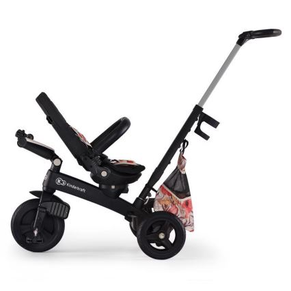 KINDERKRAFT - Детский трехколесный велосипед 5в1 EASYTWIST бежевый/черный