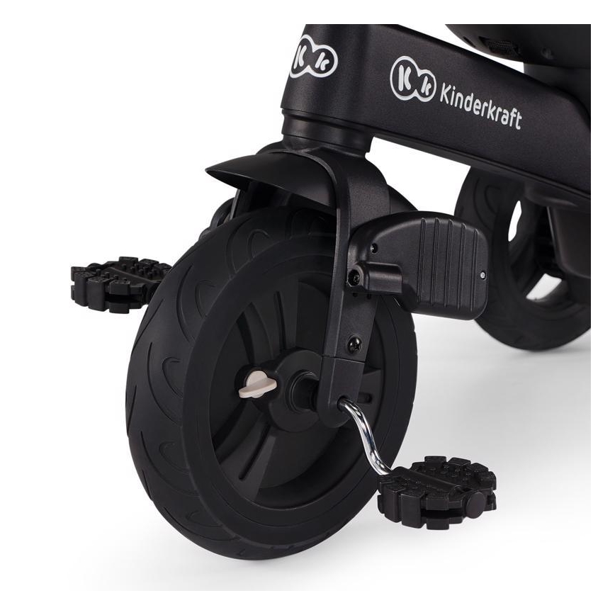 KINDERKRAFT - Детский трехколесный велосипед 5в1 EASYTWIST бежевый/черный