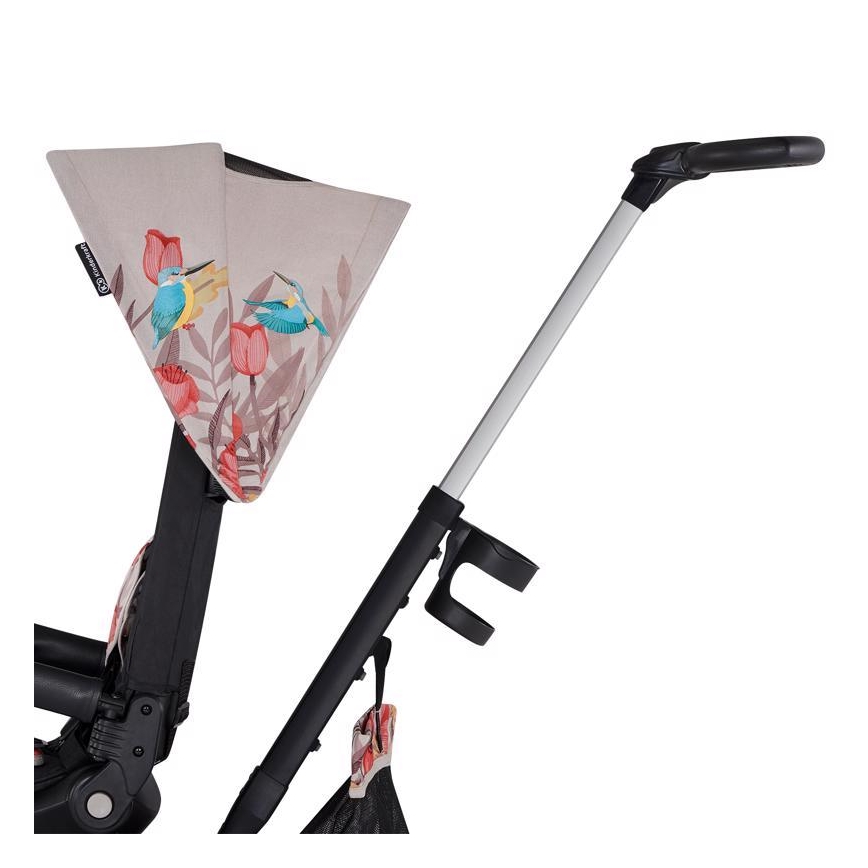 KINDERKRAFT - Детский трехколесный велосипед 5в1 EASYTWIST бежевый/черный