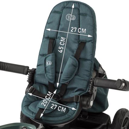 KINDERKRAFT - Детский трехколесный велосипед 5в1 EASYTWIST розовый/черный