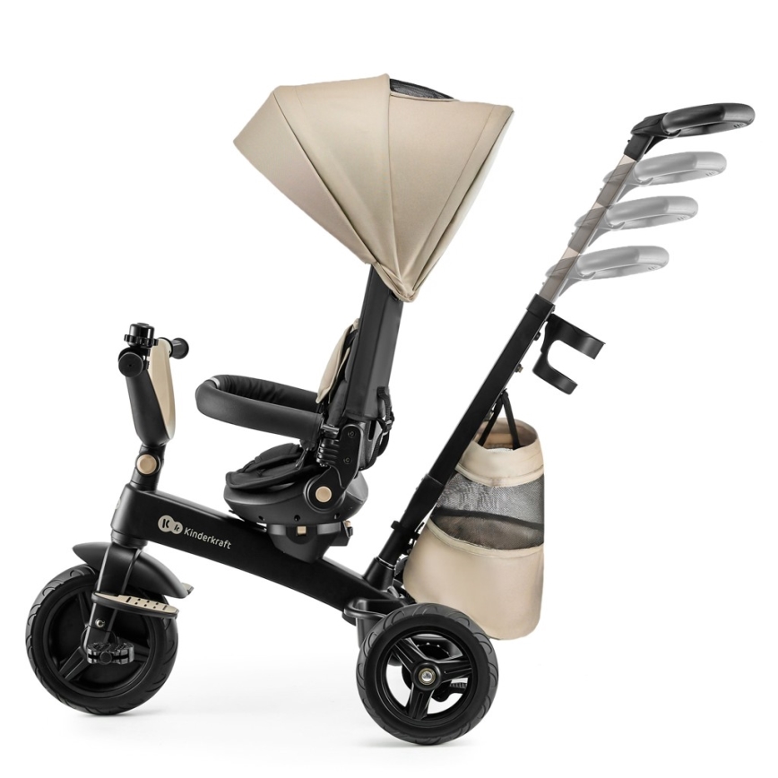 KINDERKRAFT - Детский трицикл 5 в 1 EASYTWIST бежевый