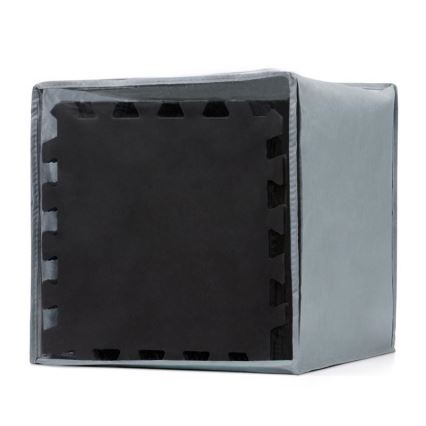 KINDERKRAFT - Детский коврик-пазл LUNO 30шт. черный/белый