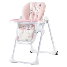 KINDERKRAFT - Детский обеденный стул YUMMY розовый/белый