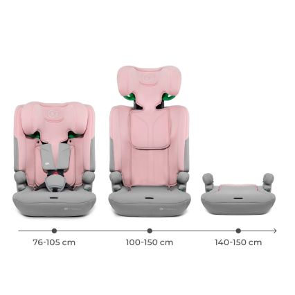 KINDERKRAFT - Детское автомобильное кресло I-COMFY i-Size 76-150 см розовое