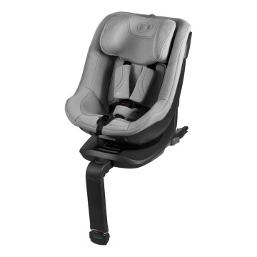 KINDERKRAFT - Детское автокресло с поворотной базой I-GUARD PRO i-Size 61-105 cm серое