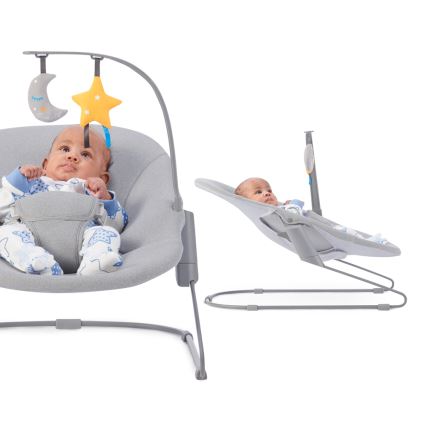 KINDERKRAFT - Детское кресло-качалка CALMEE серый
