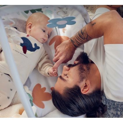 KINDERKRAFT - Дитяча ігрова ковдра COZYPLAY сіра