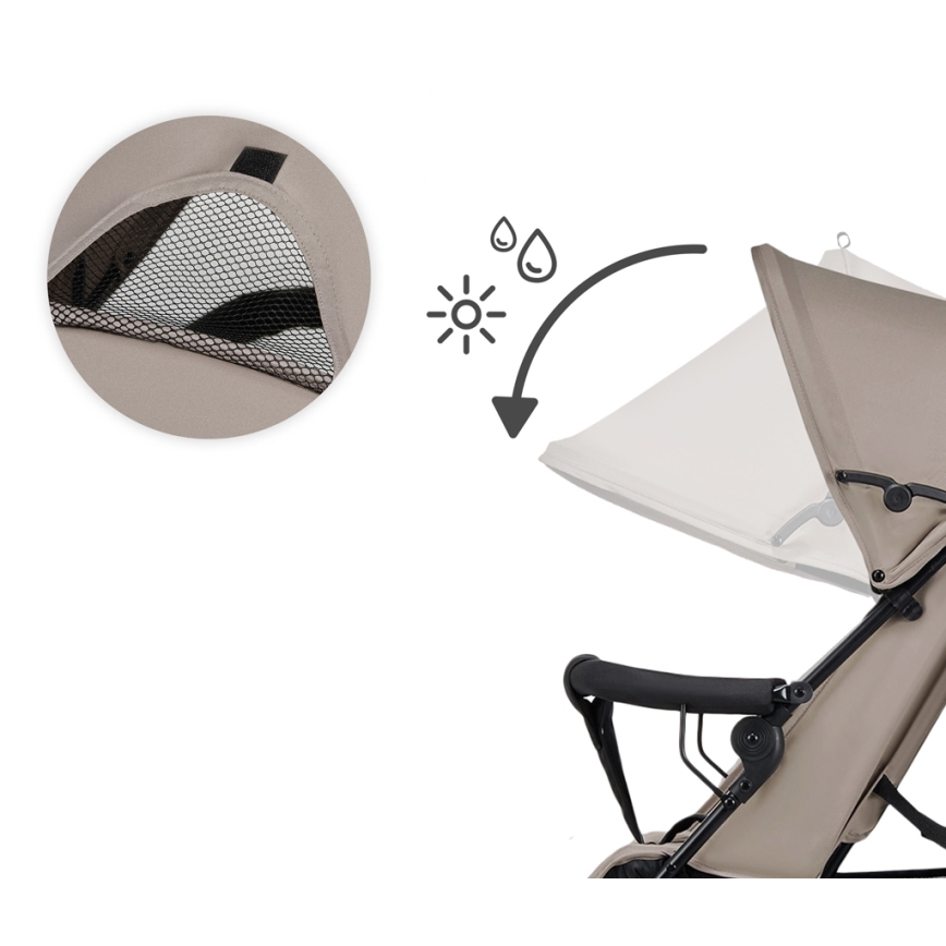 KINDERKRAFT - Дитяча коляска TIK бежевий