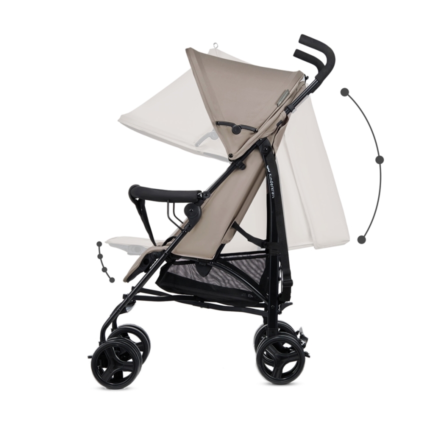KINDERKRAFT - Дитяча коляска TIK бежевий