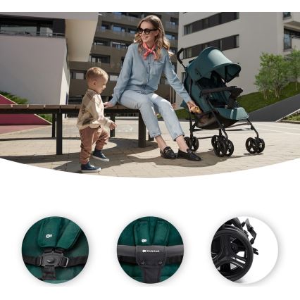 KINDERKRAFT - Дитяча коляска TIK Green forest