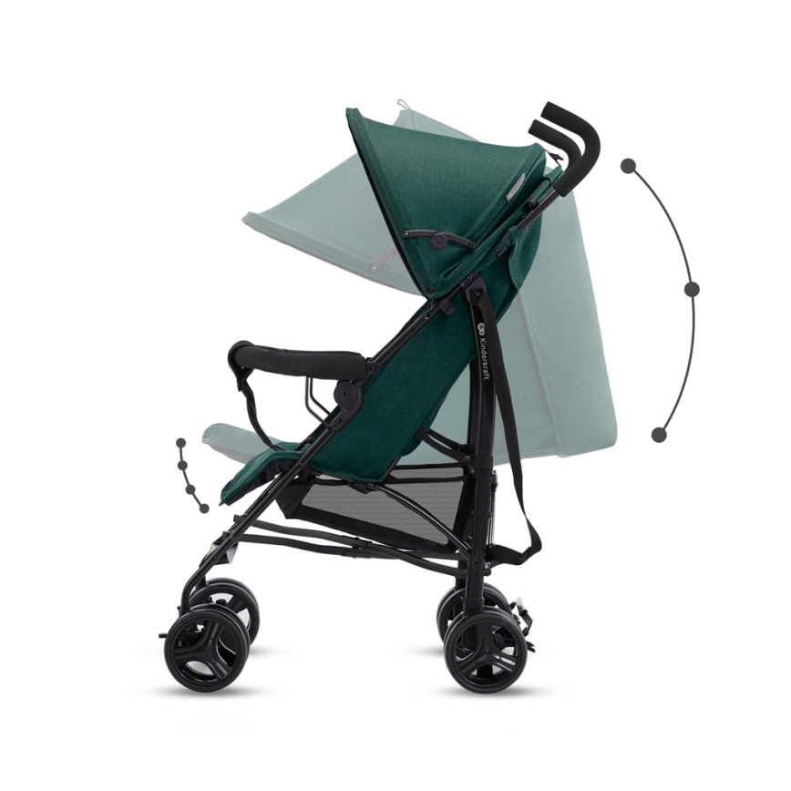 KINDERKRAFT - Дитяча коляска TIK Green forest