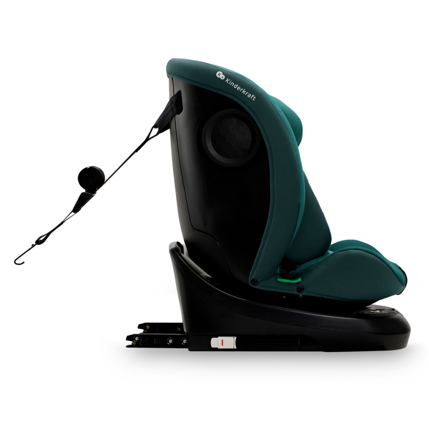 KINDERKRAFT - дитяче автокрісло I-GROW i-Size 40-150 см бірюзове