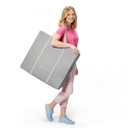 KINDERKRAFT - Дитяче ліжечко 3в1 LOVI сірий