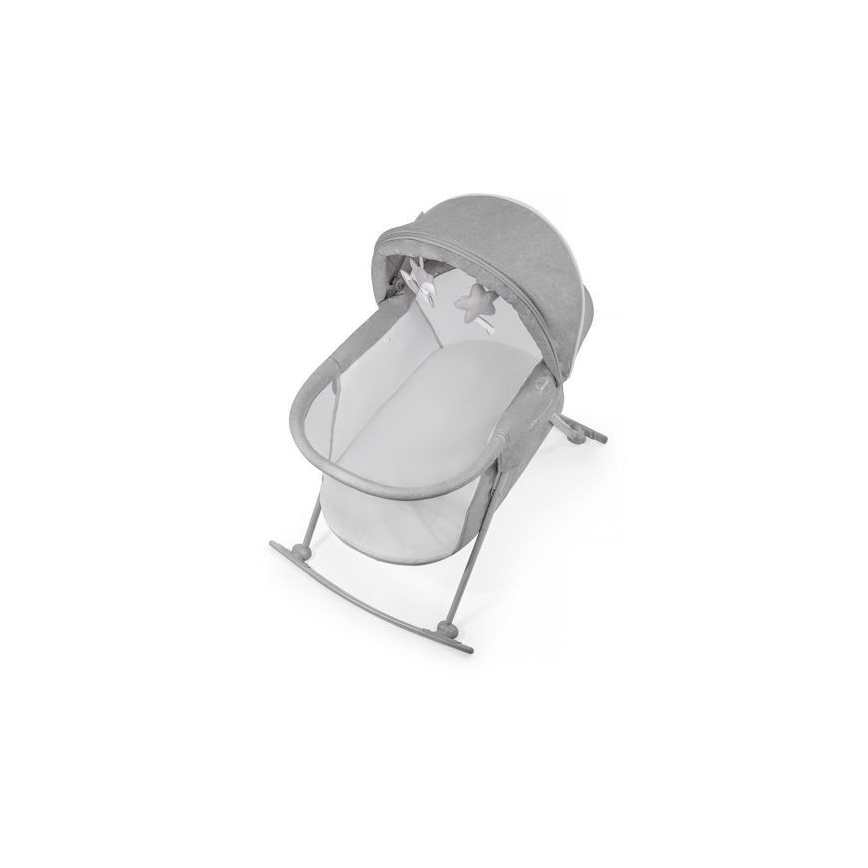 KINDERKRAFT - Дитяче ліжечко 3в1 LOVI сірий