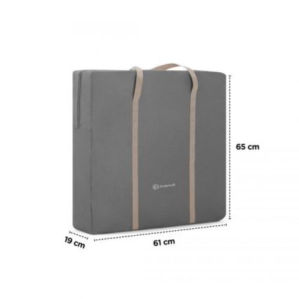 KINDERKRAFT - Дитяче ліжечко 3в1 LOVI сірий