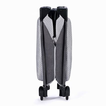 KINDERKRAFT - Дитяче ліжечко-манеж LEODY сірий