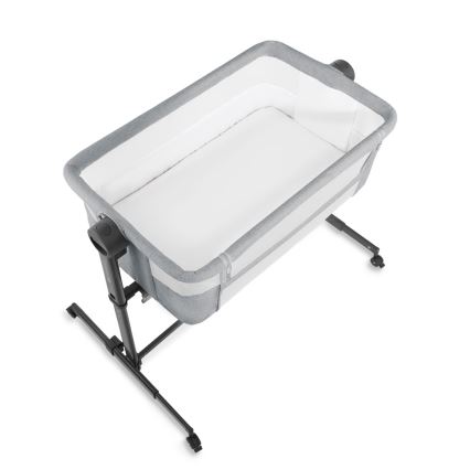 KINDERKRAFT - Дитяче ліжечко NESTE UP 2 світло-сірий