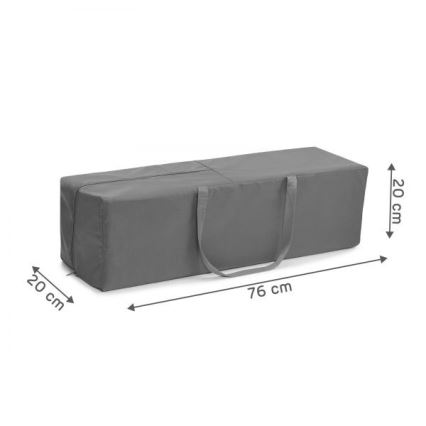 KINDERKRAFT - Дитяче ліжечко туристичне JOY сіро-рожеве