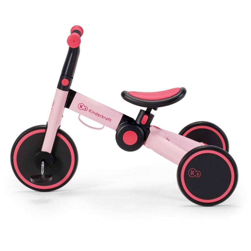 KINDERKRAFT - Дитячий біговел 3в1 4TRIKE рожевий