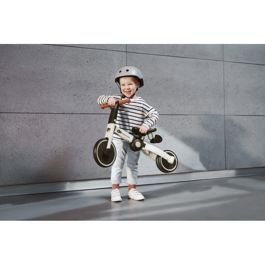 KINDERKRAFT - Дитячий біговел 3в1 4TRIKE сірий