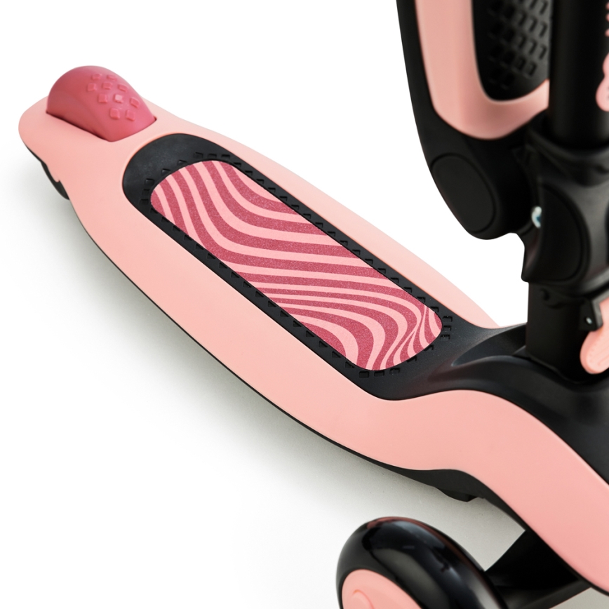 KINDERKRAFT - Дитячий самокат 2в1 HALLEY Rose pink
