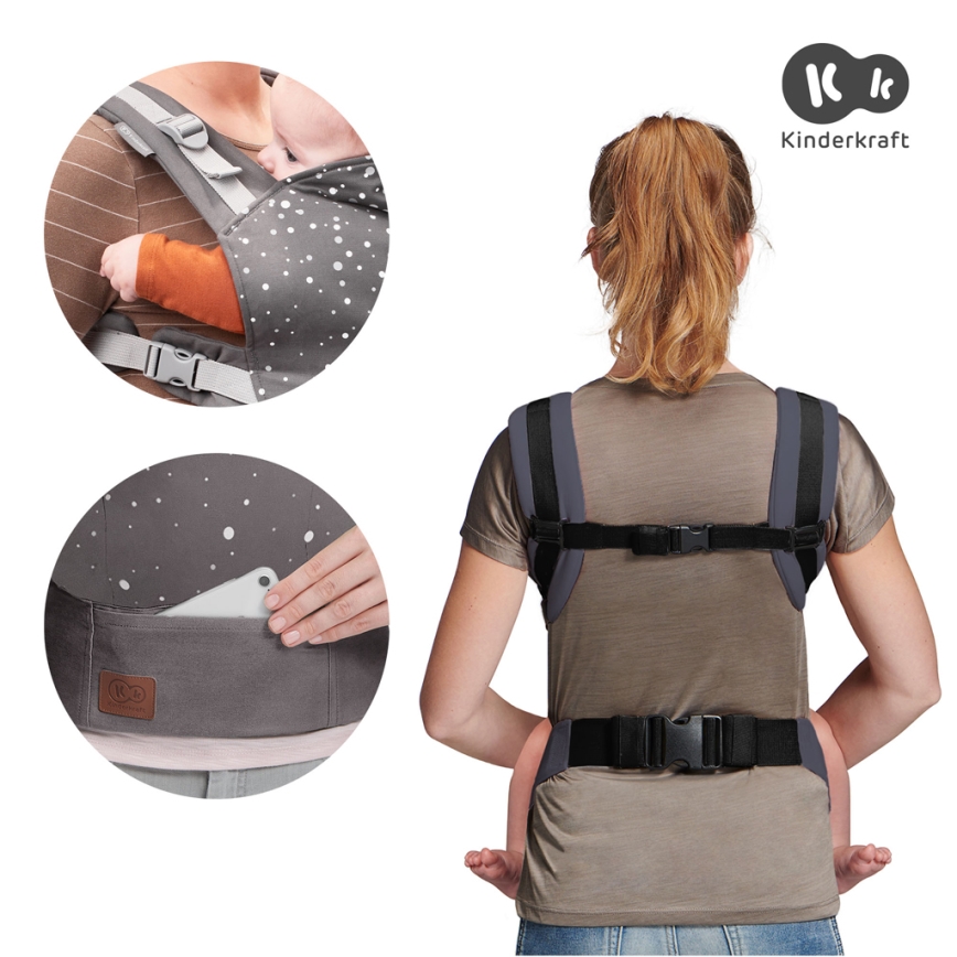 KINDERKRAFT - Дитячий слінг NINO синій