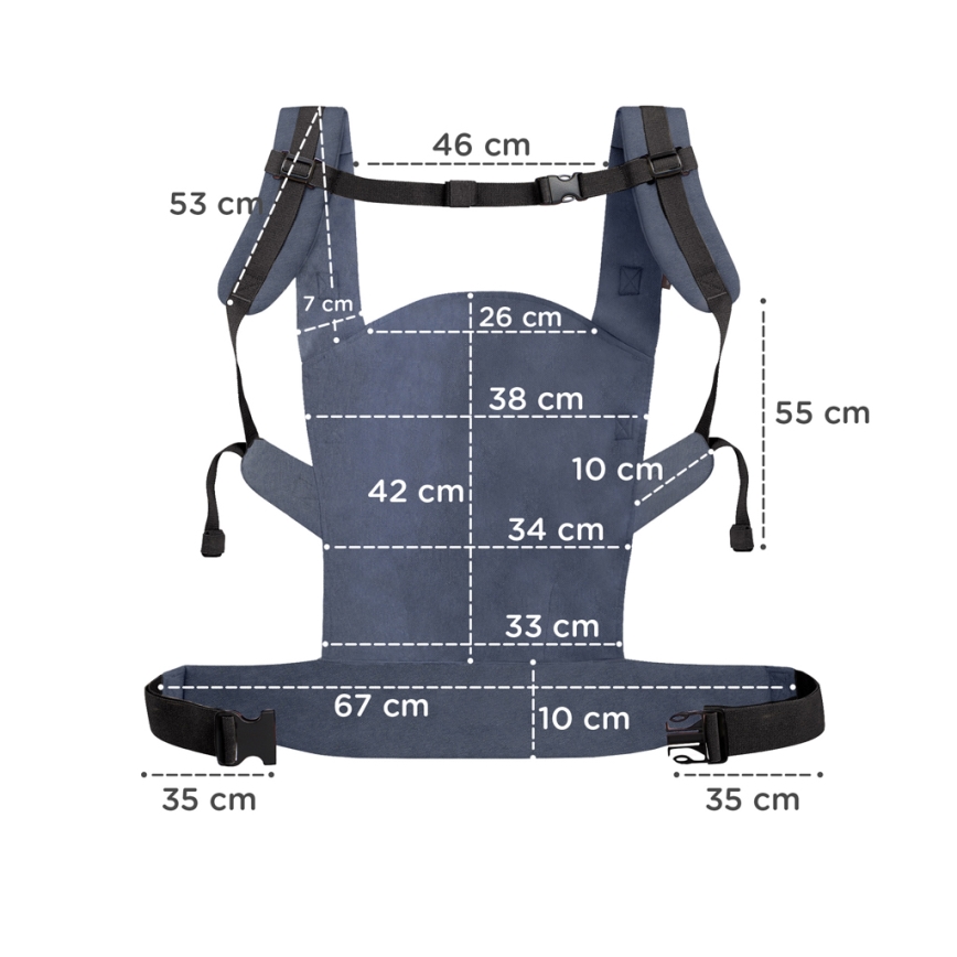 KINDERKRAFT - Дитячий слінг NINO синій
