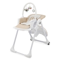 KINDERKRAFT - дитячий стілець для годування 2 в 1 TUMMIE бежевий