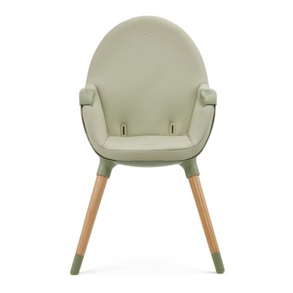 KINDERKRAFT - Дитяче їдальне крісло 2в1 FINI2 бук/зелений