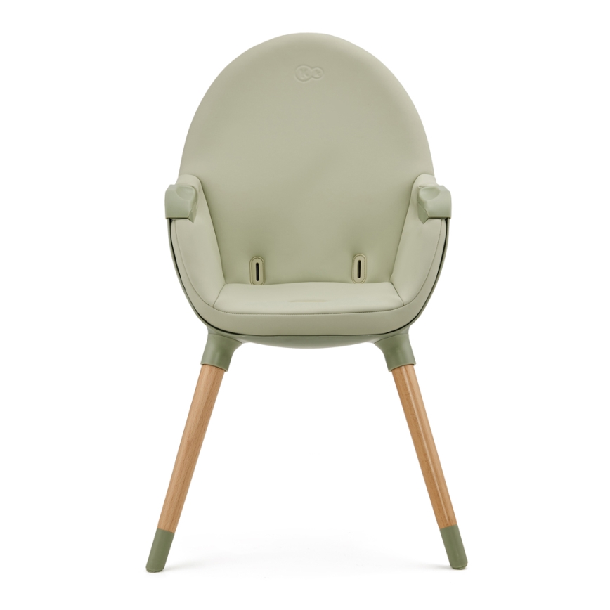 KINDERKRAFT - Дитяче їдальне крісло 2в1 FINI2 бук/зелений
