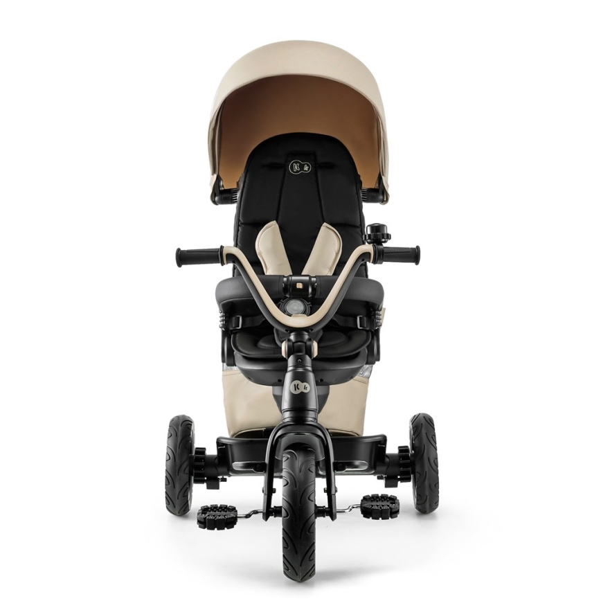 KINDERKRAFT - Дитячий триколісний велосипед 5 в 1 EASYTWIST бежевий