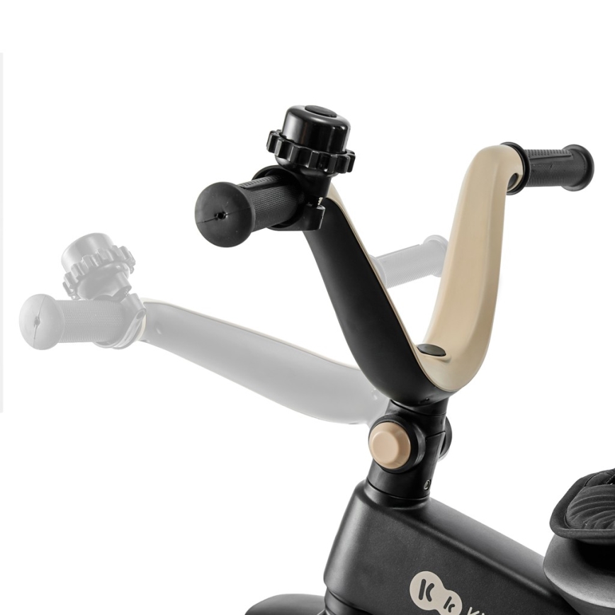 KINDERKRAFT - Дитячий триколісний велосипед 5 в 1 EASYTWIST бежевий