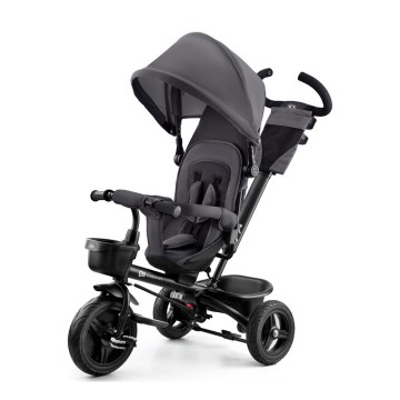 KINDERKRAFT - Дитячий триколісний велосипед AVEO сірий