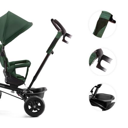 KINDERKRAFT - Дитячий триколісний велосипед AVEO зелений