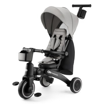 KINDERKRAFT - Дитячий триколісний велосипед JAZZ 2 сірий