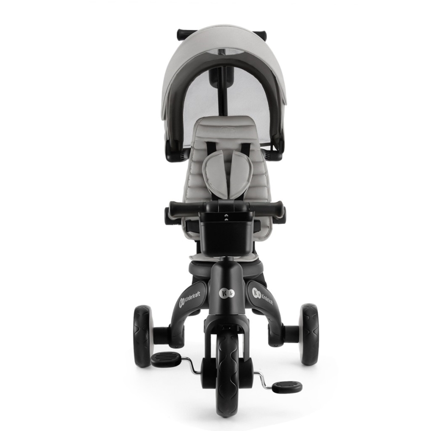 KINDERKRAFT - Дитячий триколісний велосипед JAZZ 2 сірий