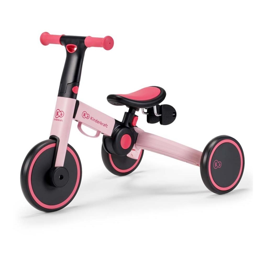 KINDERKRAFT - Дитячий біговел 3в1 4TRIKE рожевий