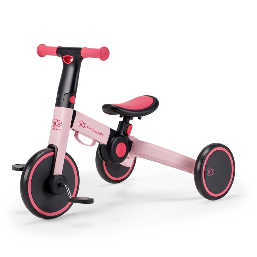 KINDERKRAFT - Дитячий біговел 3в1 4TRIKE рожевий
